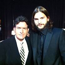 Charlie Sheen faz as pazes com Ashton Kutcher