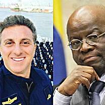 Luciano Huck quer Joaquim Barbosa como ministro em eventual mandato