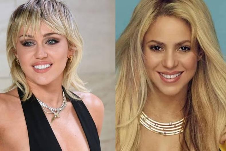 Miley Cyrus e Shakira estão de volta ao topo da para americana